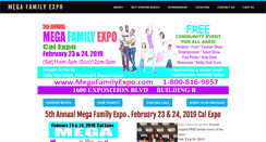 Desktop Screenshot of megafamilyexpo.com